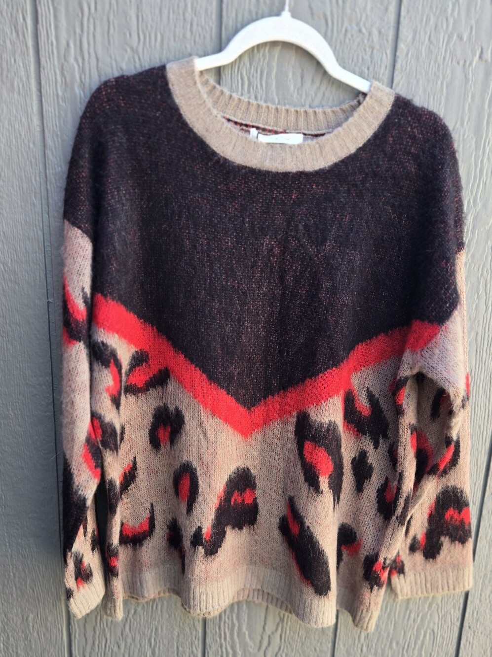 NWT Mustard Seed Fuzzy Sweatet